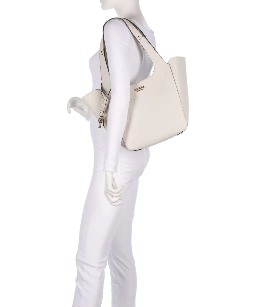 Calista Shopper Lederimitat creme