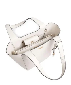 Calista Shopper Lederimitat creme