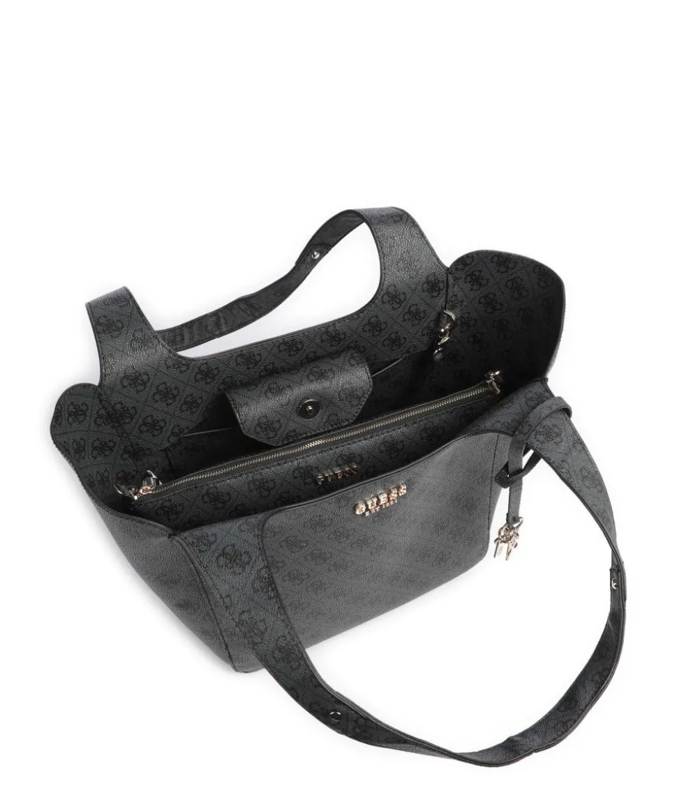 Calista Shopper Lederimitat anthrazit