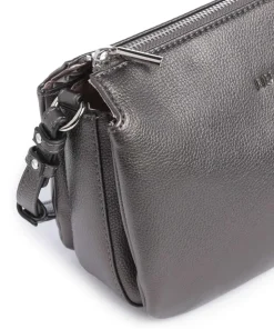 Caliwen M Umhängetasche Lederimitat anthrazit