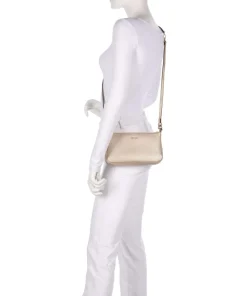 Caliwen Mini Schultertasche Lederimitat gold