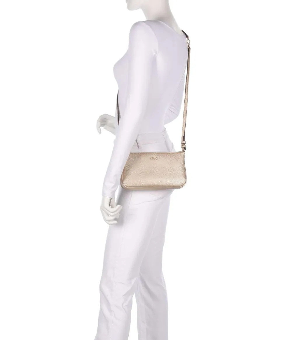 Caliwen Mini Schultertasche Lederimitat gold