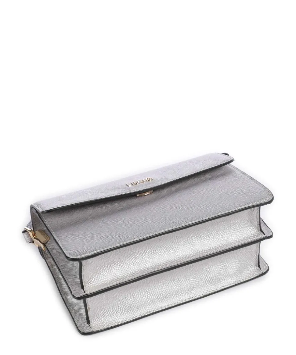 Caliwen Umhängetasche Lederimitat silber