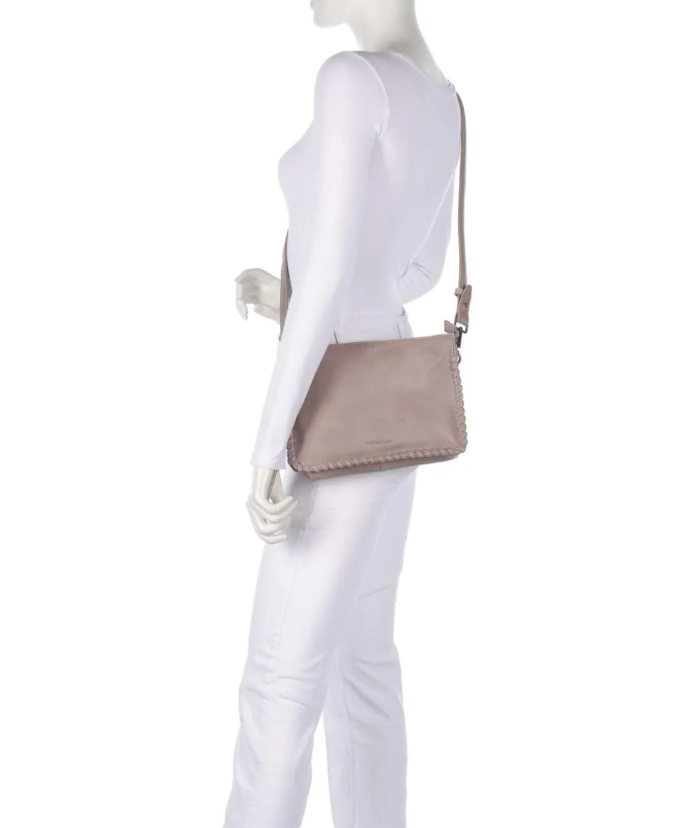 Calm Umhängetasche Leder taupe