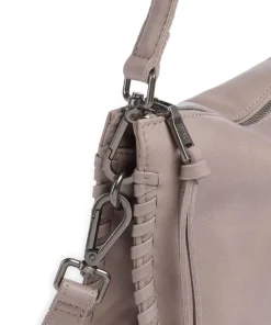 Calm Umhängetasche Leder taupe