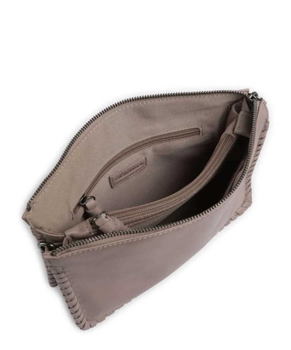 Calm Umhängetasche Leder taupe