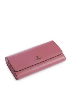 Camelia Continental Geldbörse genarbtes Leder pink