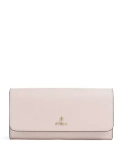 Camelia Continental Geldbörse genarbtes Leder altrosa