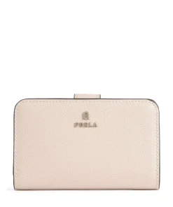 Camelia M Geldbörse genarbtes Leder nude