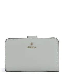 Camelia M Geldbörse genarbtes Leder mintgrün