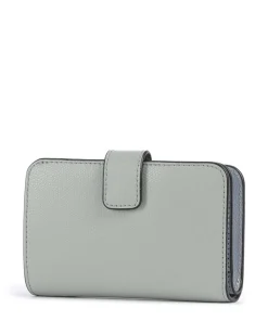 Camelia M Geldbörse genarbtes Leder mintgrün