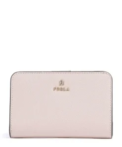 Camelia M Geldbörse genarbtes Leder altrosa