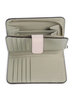 Camelia M Geldbörse genarbtes Leder altrosa