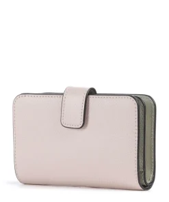 Camelia M Geldbörse genarbtes Leder altrosa