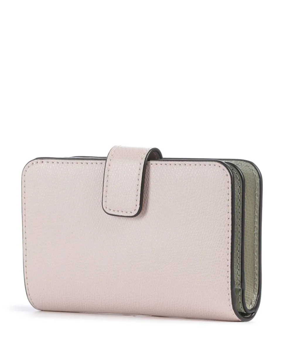 Camelia M Geldbörse genarbtes Leder altrosa