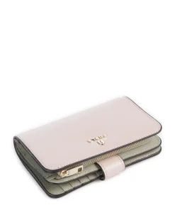 Camelia M Geldbörse genarbtes Leder altrosa