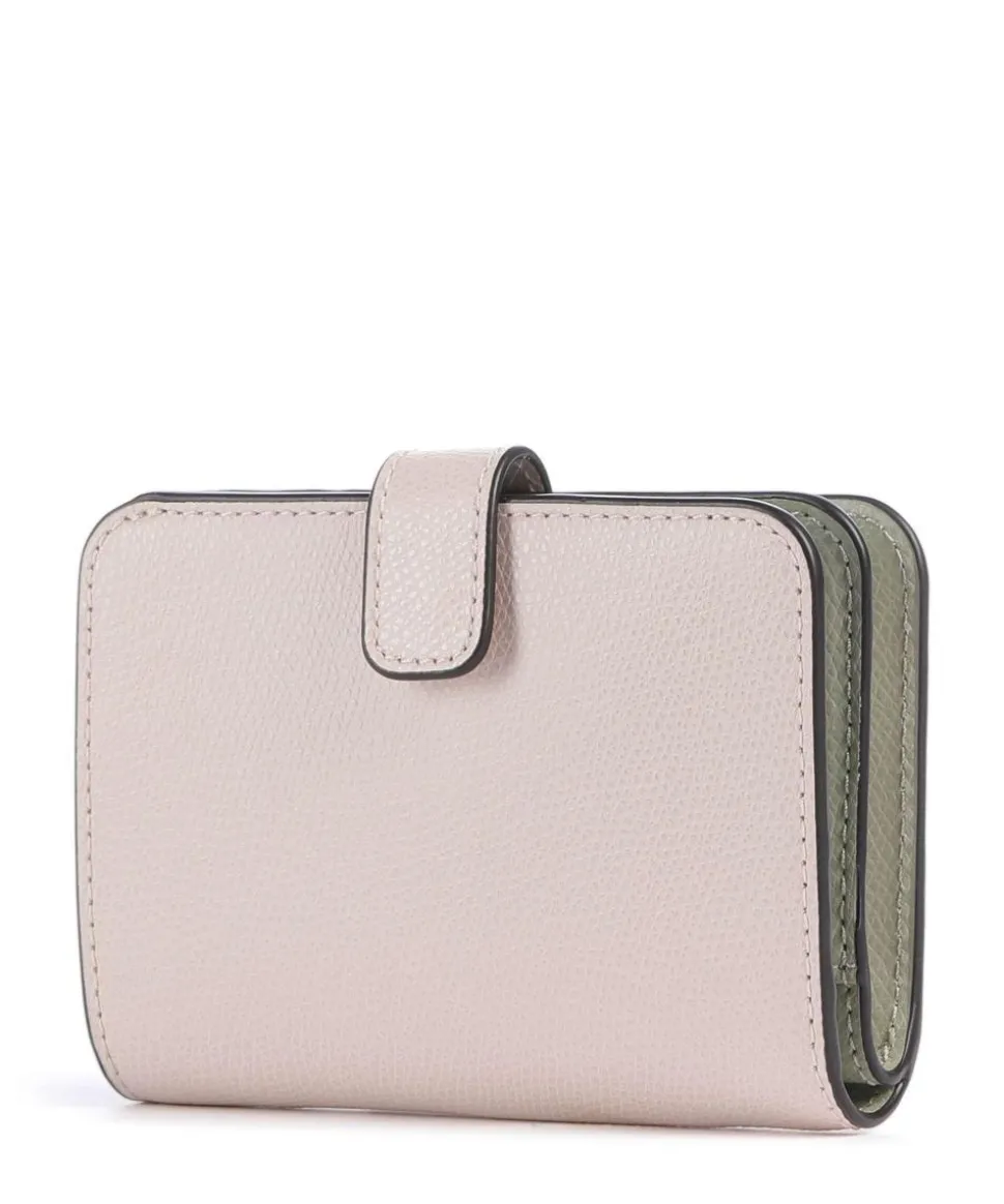 Camelia S Geldbörse genarbtes Leder altrosa