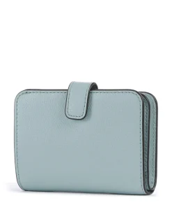 Camelia S Geldbörse genarbtes Leder aquamarine