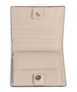 Camelia S Geldbörse genarbtes Leder altrosa