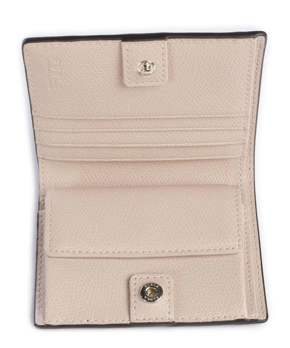 Camelia S Geldbörse genarbtes Leder dunkelrot