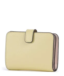 Camelia S Geldbörse genarbtes Leder gelb