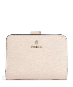 Camelia S Geldbörse genarbtes Leder nude