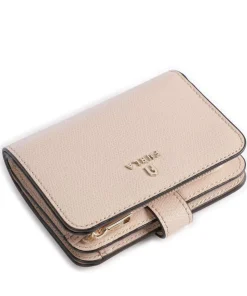 Camelia S Geldbörse genarbtes Leder nude