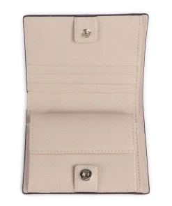 Camelia S Geldbörse genarbtes Leder taupe