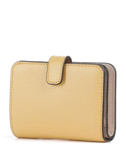 Camelia S Geldbörse genarbtes Leder gelb