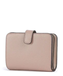 Camelia S Geldbörse genarbtes Leder altrosa