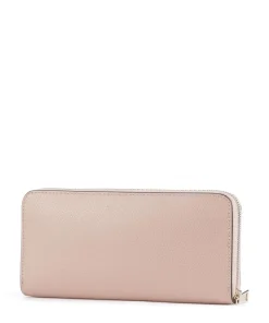 Camelia XL Geldbörse genarbtes Leder altrosa