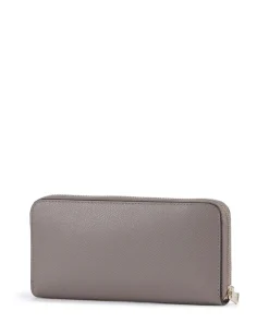 Camelia XL Geldbörse genarbtes Leder taupe