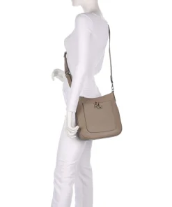 Cameryn 27 Umhängetasche genarbtes Rindsleder taupe