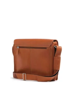 Campo Kuriertasche fein genarbtes Leder cognac