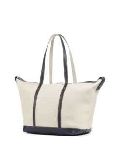 Canvas Large Shopper Canvas beige/blau