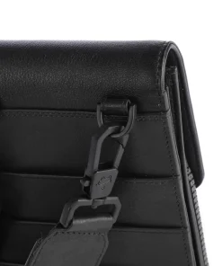 Capri RFID Handytasche genarbtes Rindsleder schwarz