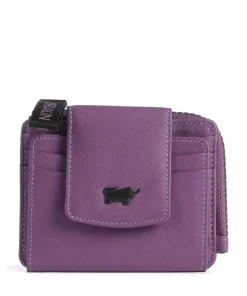 Capri RFID Kreditkartenetui fein genarbtes Rindsleder violett