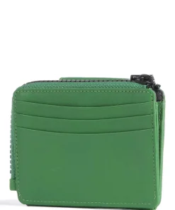 Capri RFID Kreditkartenetui fein genarbtes Rindsleder grün
