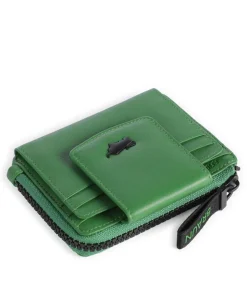 Capri RFID Kreditkartenetui fein genarbtes Rindsleder grün