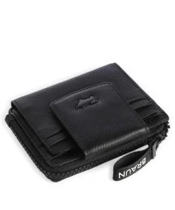 Capri RFID Kreditkartenetui fein genarbtes Rindsleder schwarz