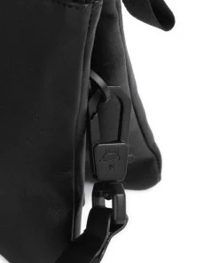 Capri RFID Umhängetasche weiches Rindsleder schwarz