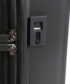 Capri 4-Rollen Trolley schwarz 55 cm