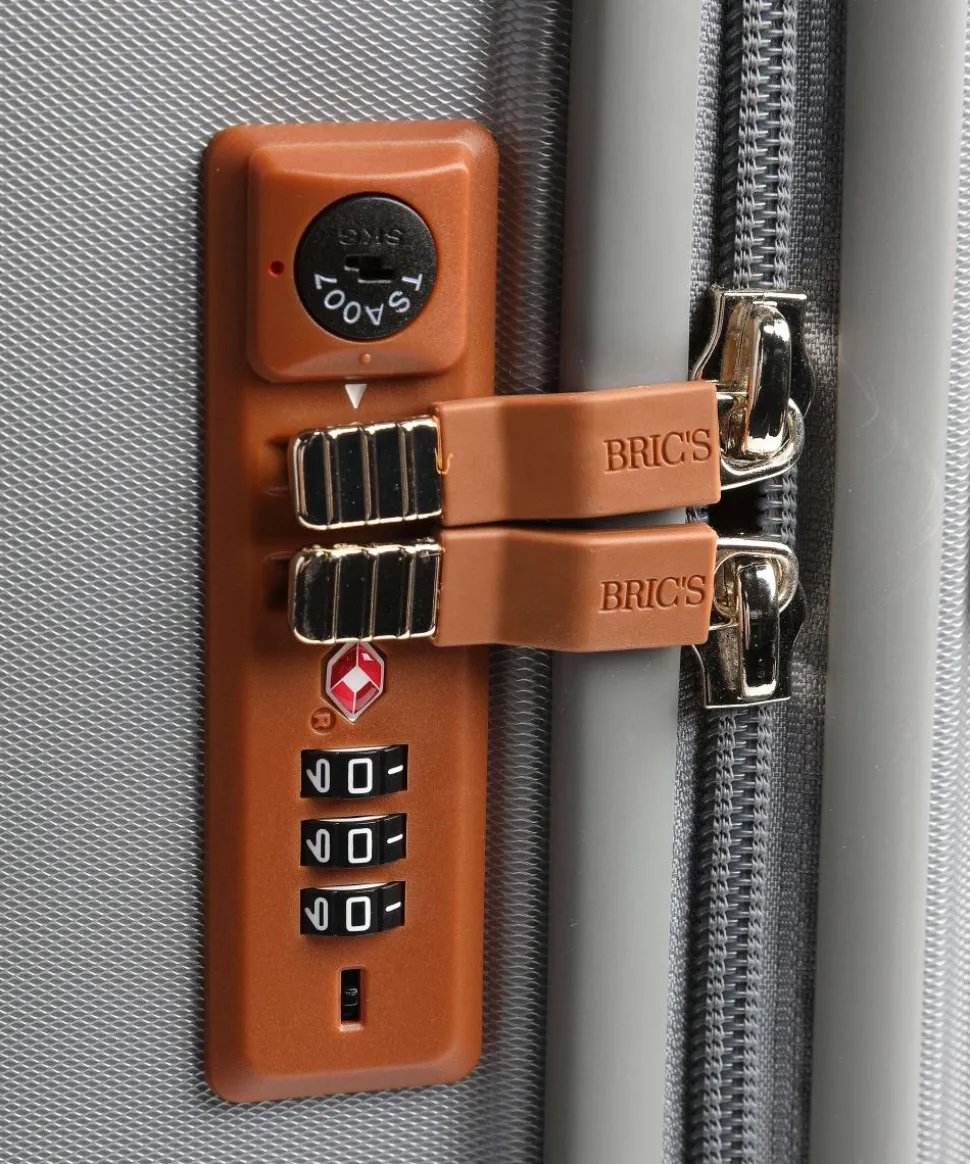 Capri 4-Rollen Trolley silber 55 cm