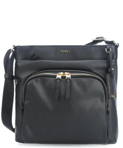 Capri Umhängetasche Leder schwarz