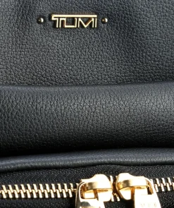 Capri Umhängetasche Leder schwarz