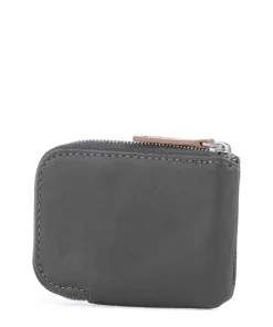 Card Pocket Kreditkartenetui Leder dunkelgrau