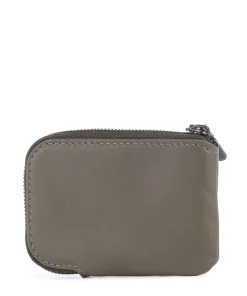 Card Pocket Kreditkartenetui Leder olivgrün