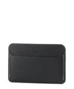 Card Slip RFID Kreditkartenetui Leder schwarz