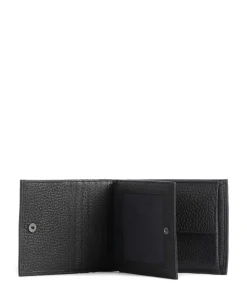 Cardona Minos Geldbörse genarbtes Leder schwarz
