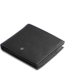 Cardona Minos Geldbörse genarbtes Leder schwarz